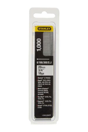 BOITE 1000 CLOUS 20MM-3/4"-18GA
