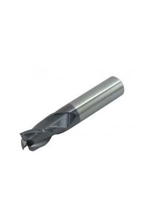 FRAISE HSSE QUEUE CYLINDRIQUE COURTE DIN 844W 10MM 3 DENTS 45°